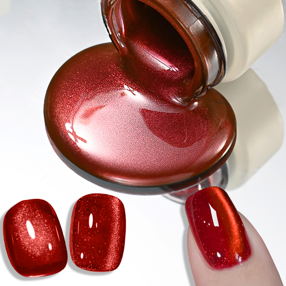Resin Art Glitter - 8ml Ruby Red Cat Magnetic Gel
