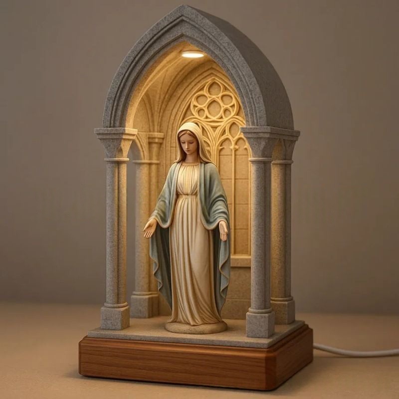 Resin Art Mary - Virgin Mary Resin Statue Classic Religious