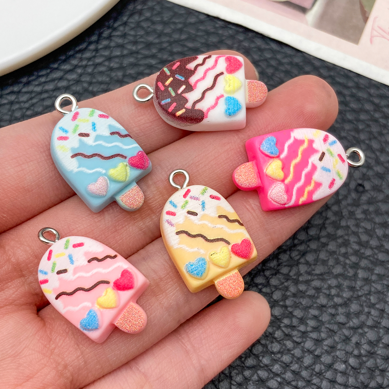 Resin Art For Sale - 5/10pcs Cute Fashion Resin Acrylic Ice