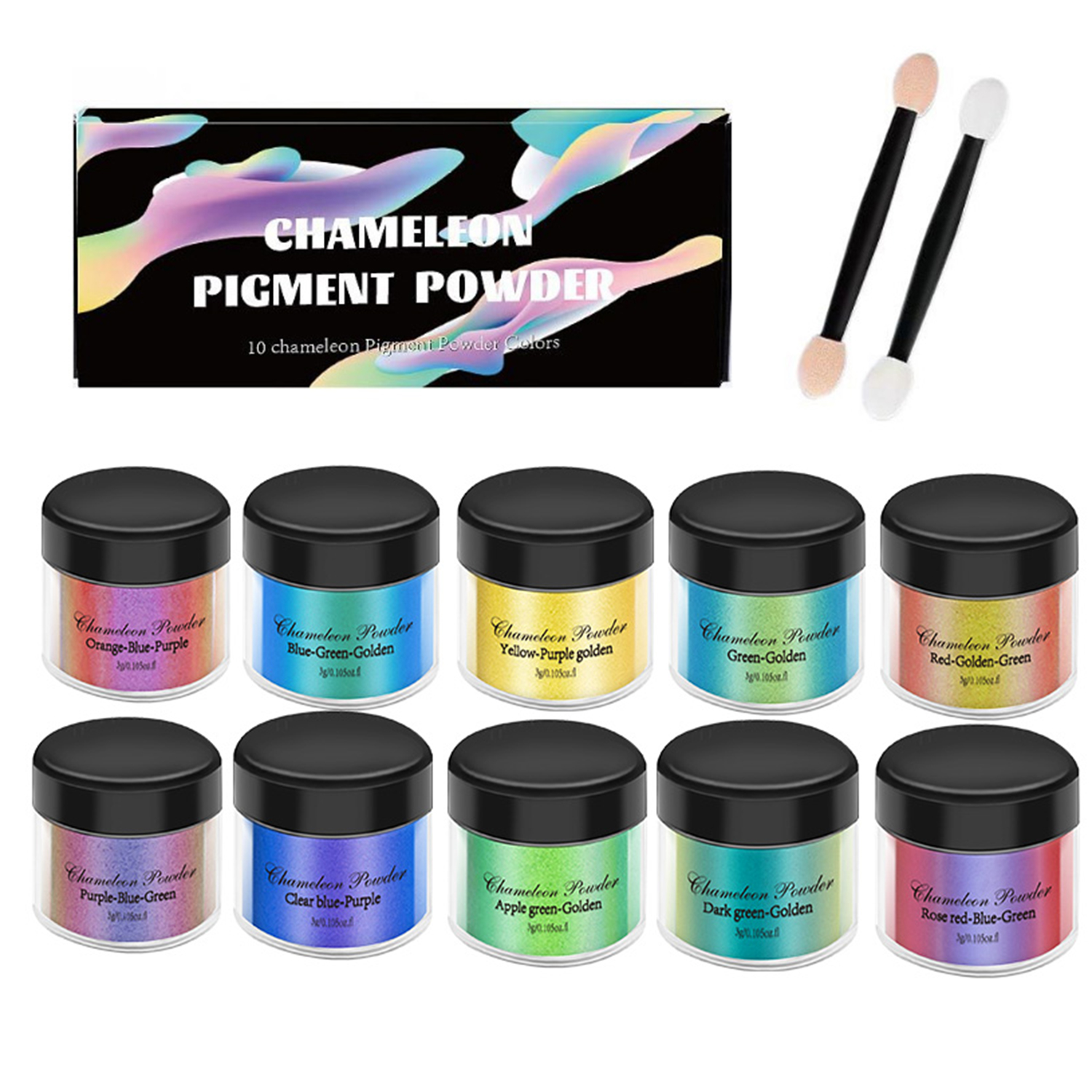 10/20pcs Mirror Chameleons Pig - огляд і ціна Pearl Powder Resin