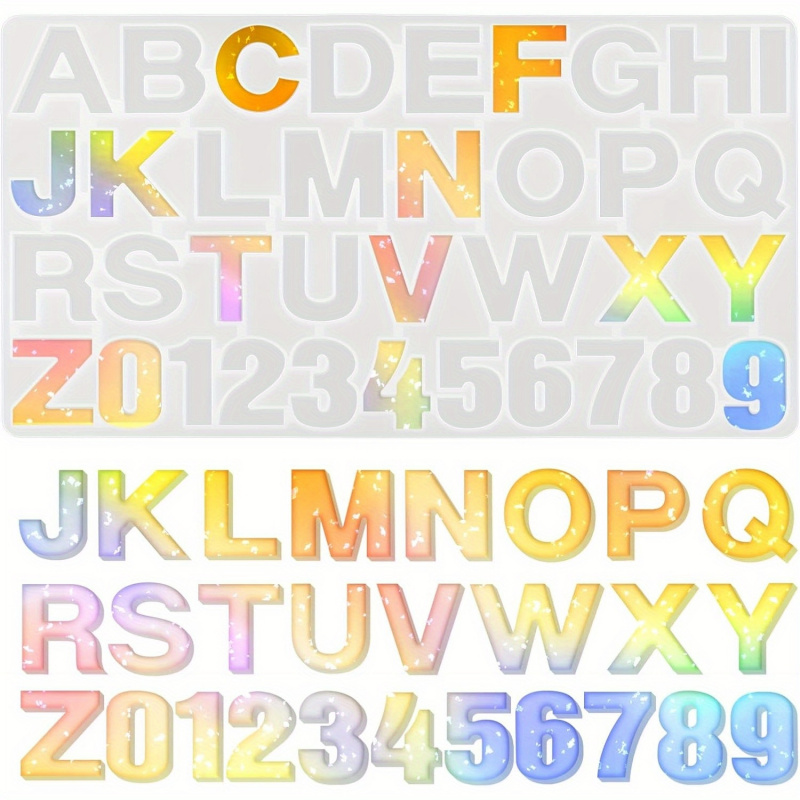 1 Silicone letter mold、Epoxy r - огляд і ціна Resin Art Glue