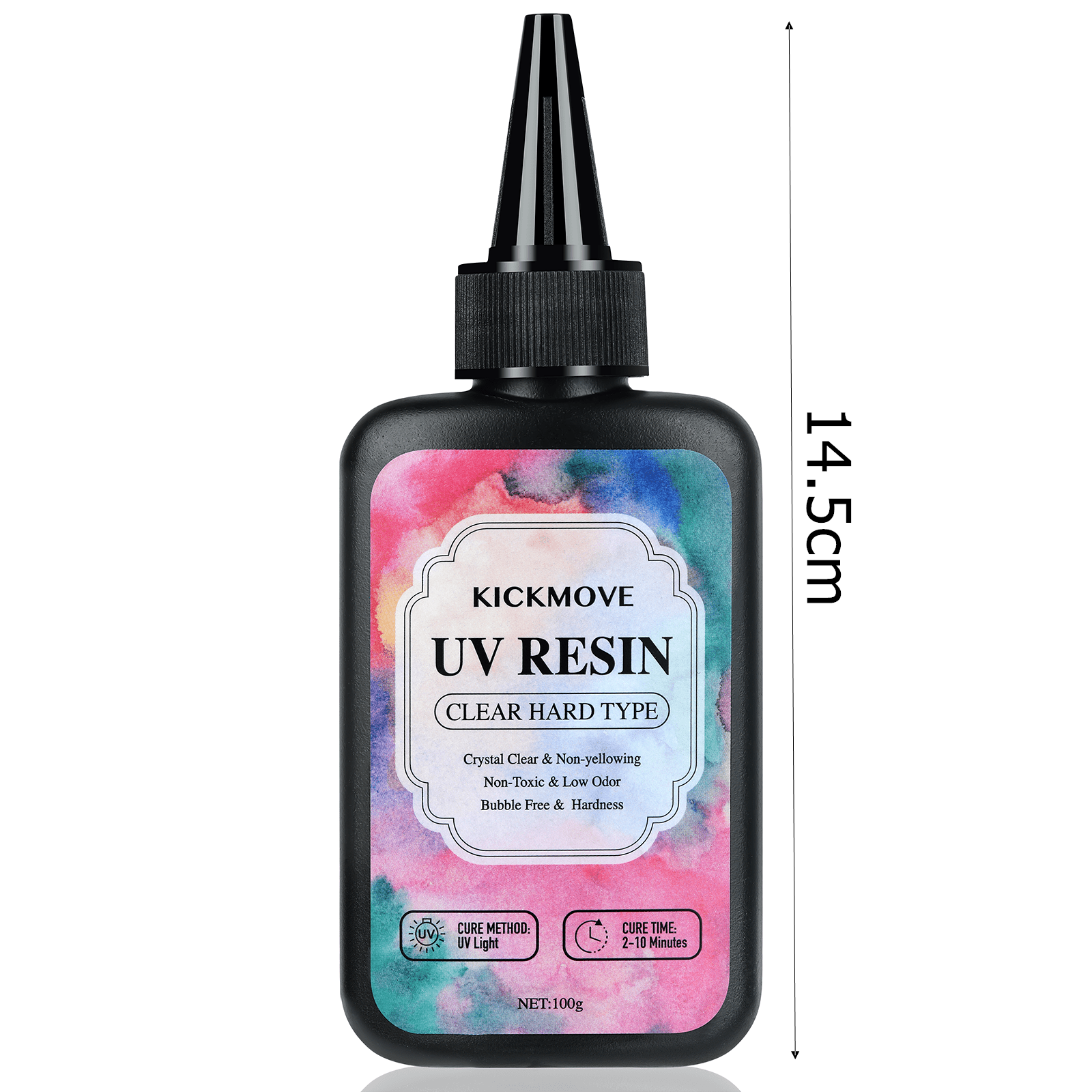 300g UV Resin Clear,Hard,Upgra - огляд і ціна Resin Art Glue
