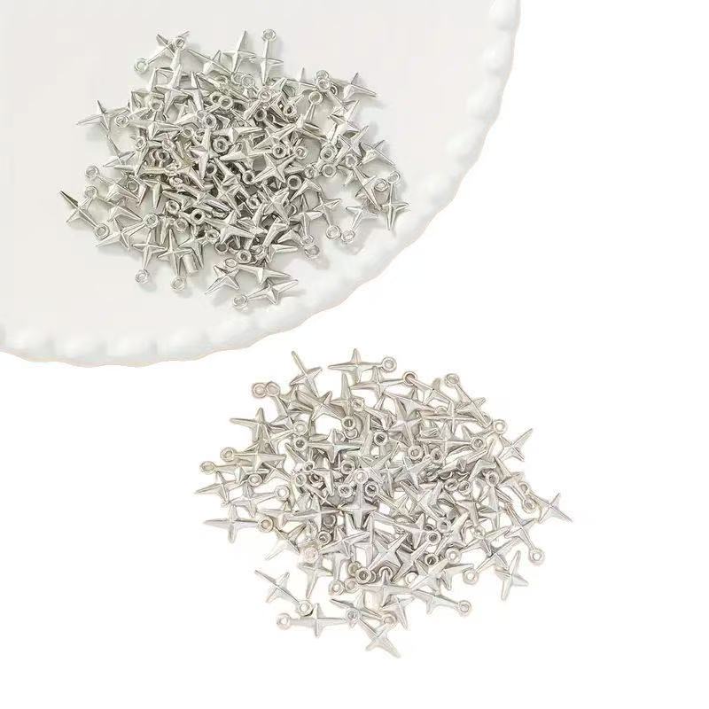 100pcs 16x8mm Charms Shining S - огляд і ціна Resin Art For Sale