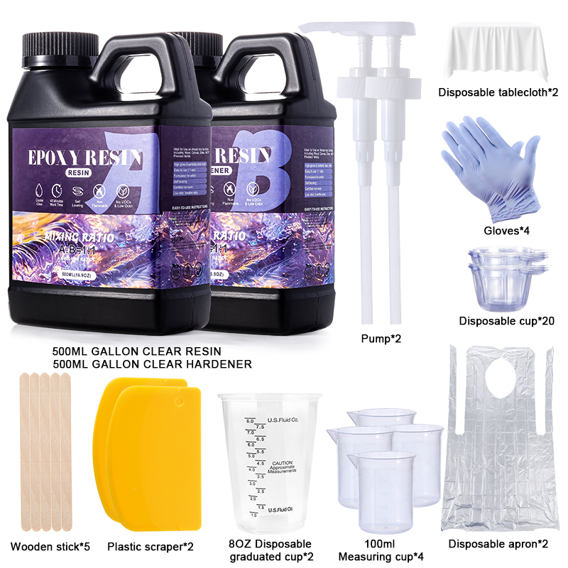 Epoxy Resin Kit 1:1 Ratio Anti - огляд і ціна Resin Art Ratio
