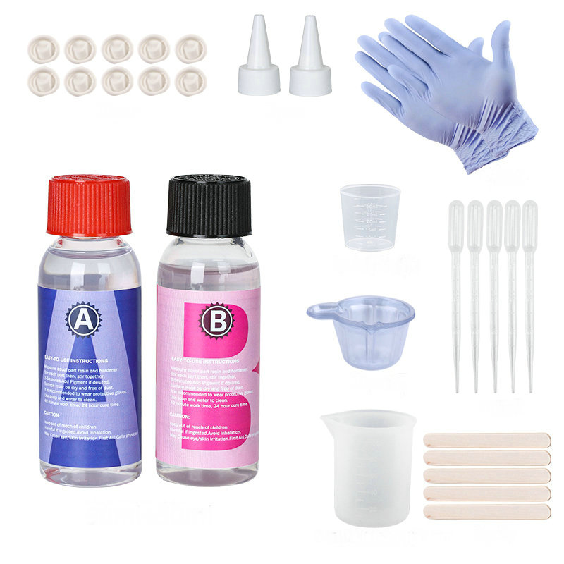 100g Epoxy Resin Kit 1:1 Clear - огляд і ціна Resin Art Ratio
