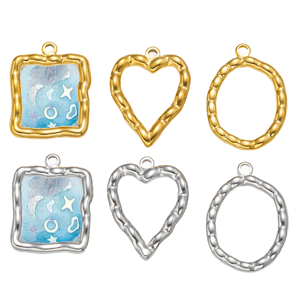 5pcs Stainless Steel Heart Rou - огляд і ціна Resin Art Craft