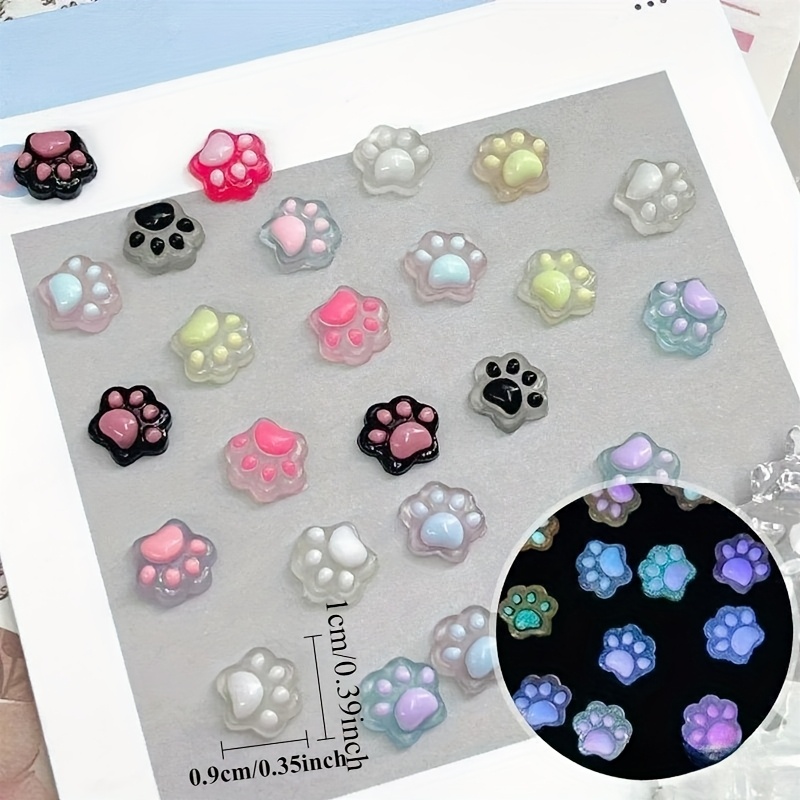 100 pieces luminous resin cat' - огляд і ціна Resin Art Craft
