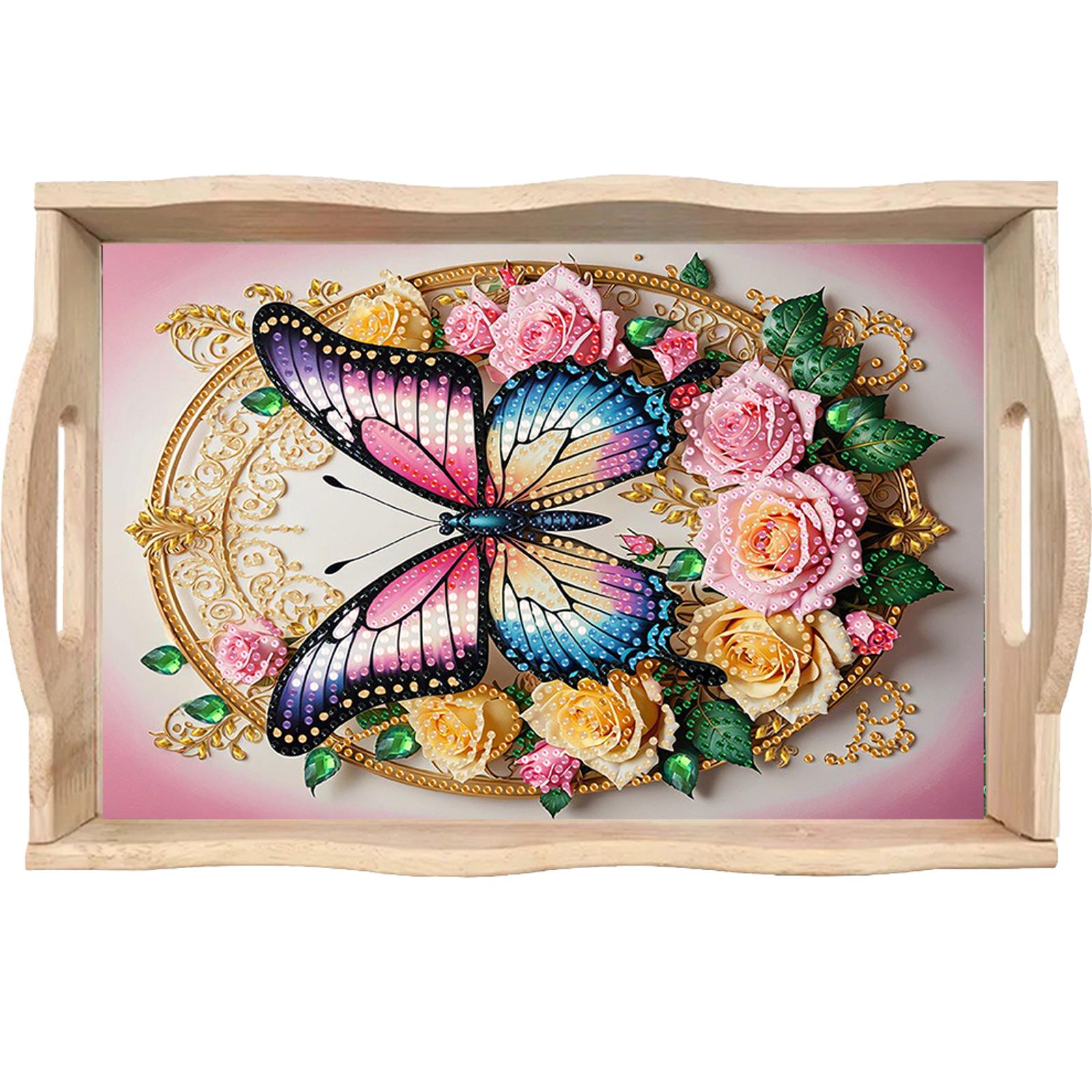 Diamond Art Painting Wooden Se - огляд і ціна Resin Art Wooden Tray