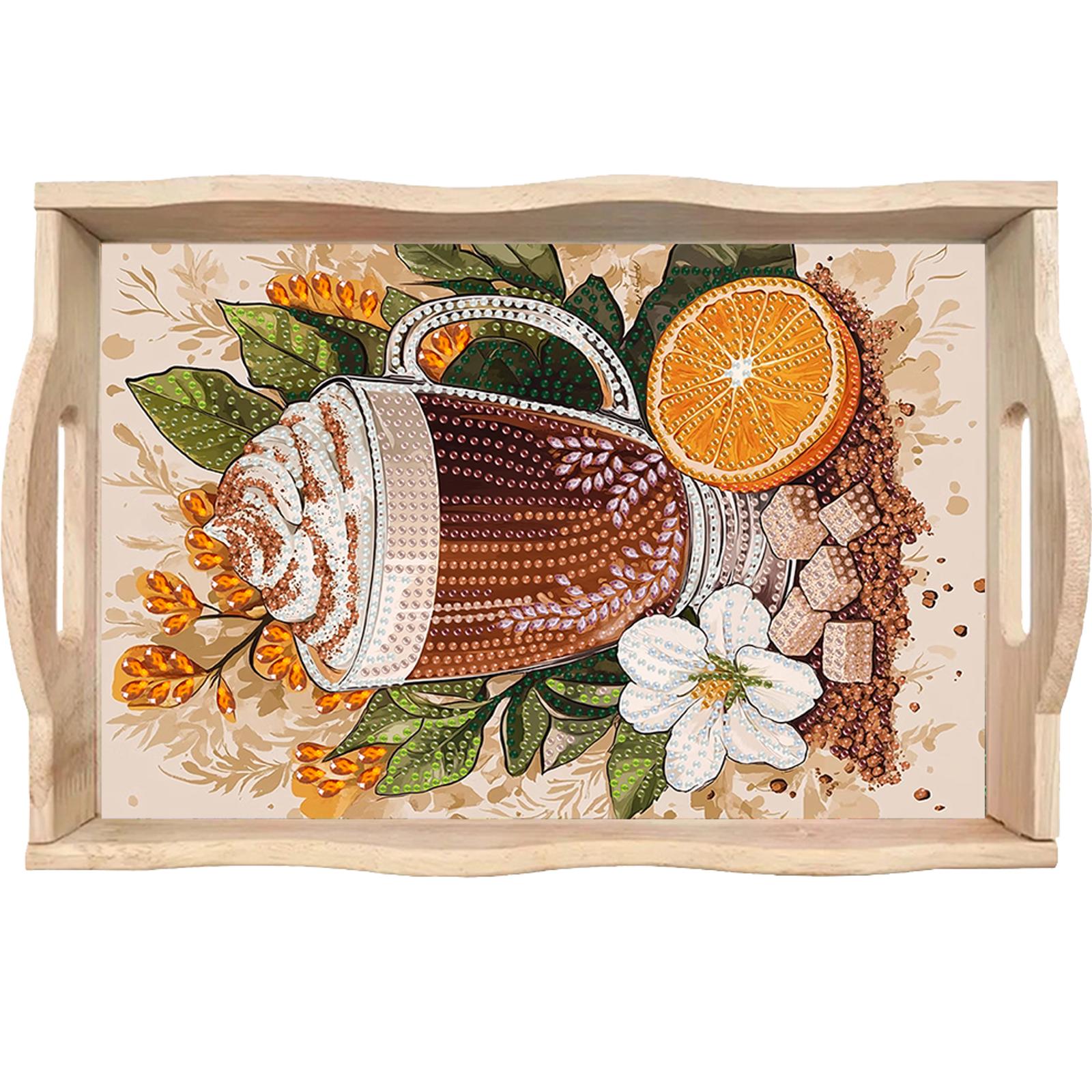Diamond Art Painting Wooden Se - огляд і ціна Resin Art Wooden Tray