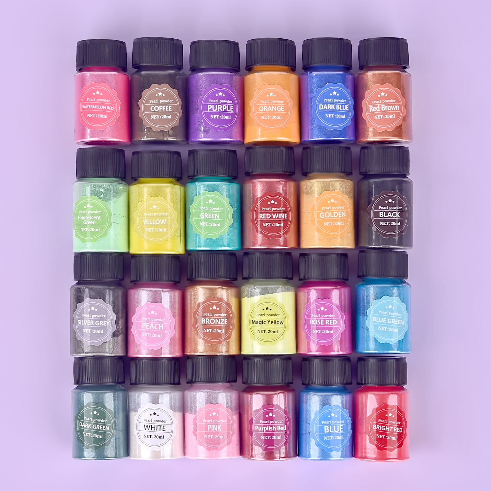 24 Color 10g Epoxy Resin Dye M - огляд і ціна Pearl Powder Resin