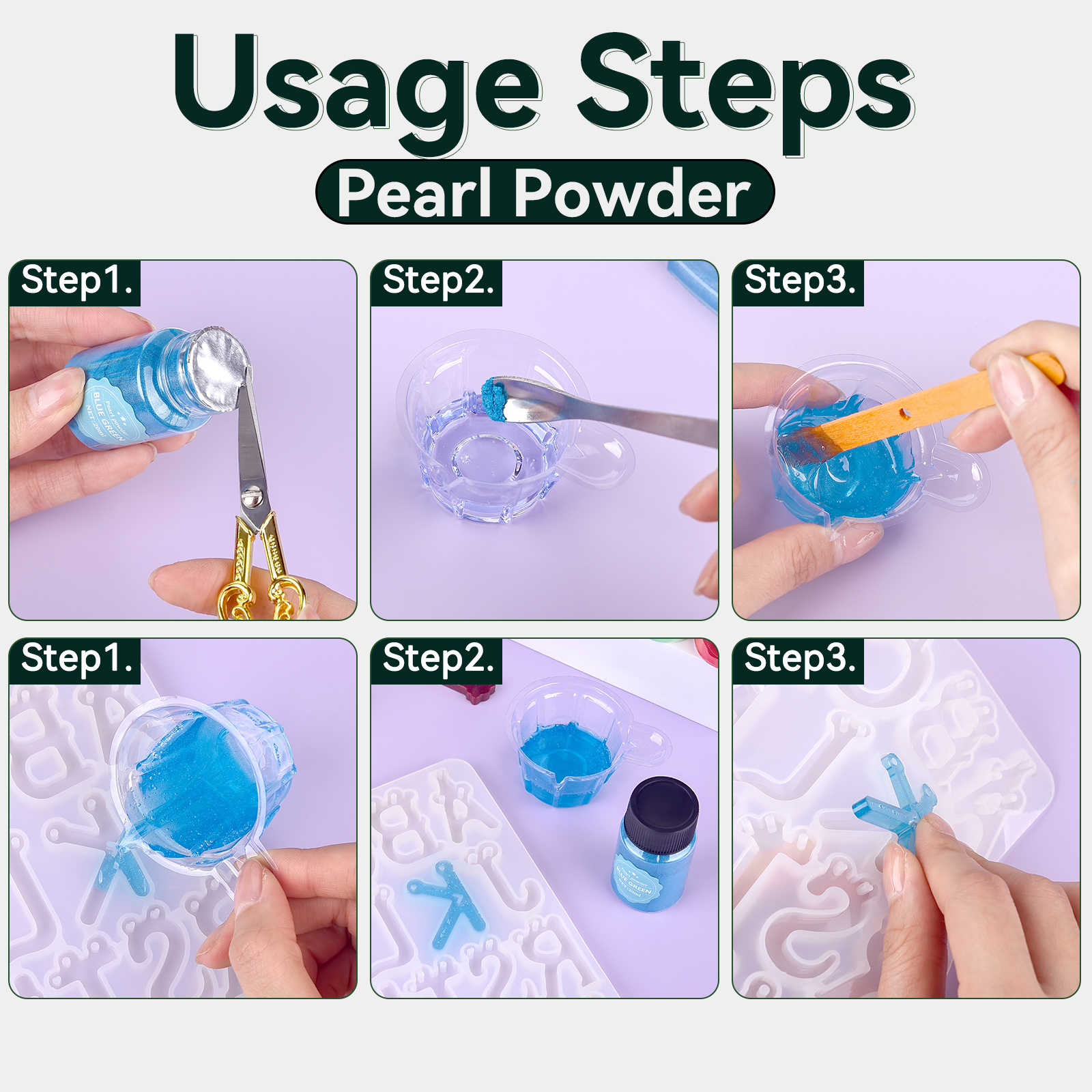 24 Color 10g Epoxy Resin Dye M - огляд і ціна Pearl Powder Resin