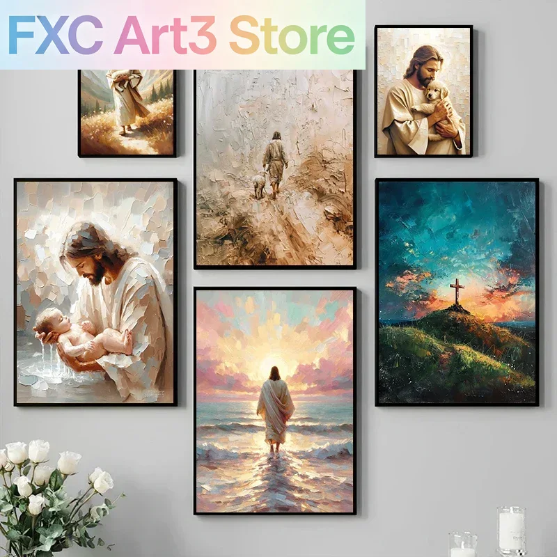 1pc frameless,Walking on Water - огляд і ціна Resin Art On Canvas