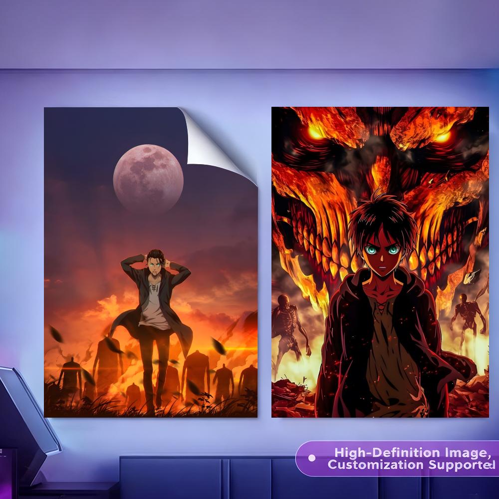 Anime A-Attack On Titan Eren Y - огляд і ціна Resin Art On Canvas