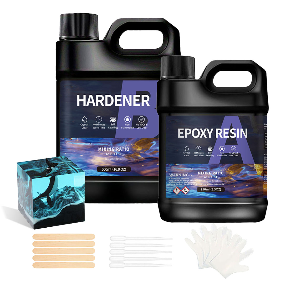 Professional AB Epoxy Resin Ki - огляд і ціна Resin Art Ratio