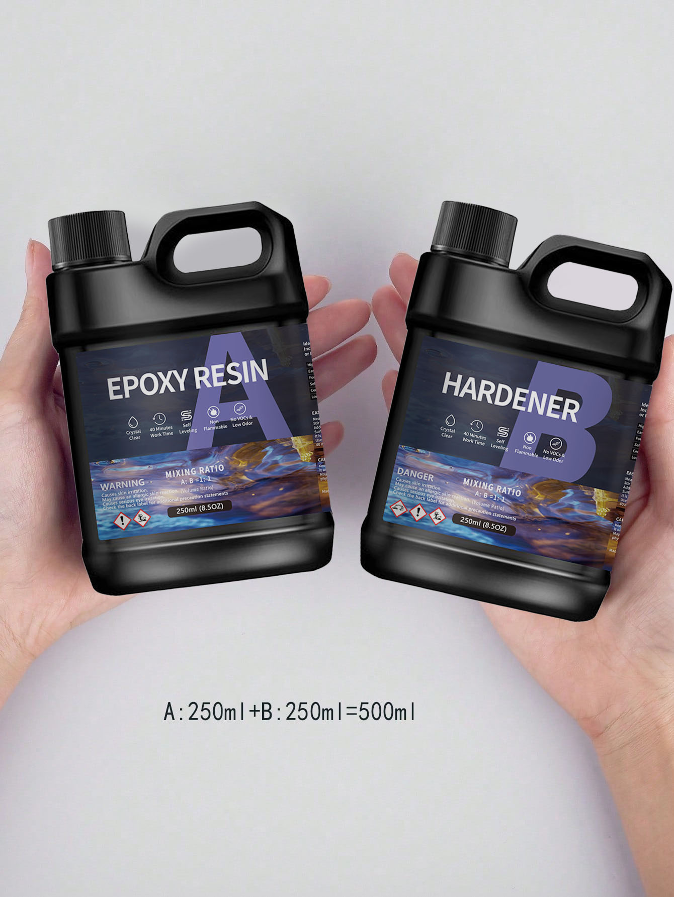 Professional AB Epoxy Resin Ki - огляд і ціна Resin Art Ratio
