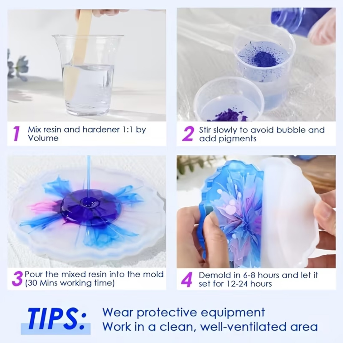 Professional AB Epoxy Resin Ki - огляд і ціна Resin Art Ratio