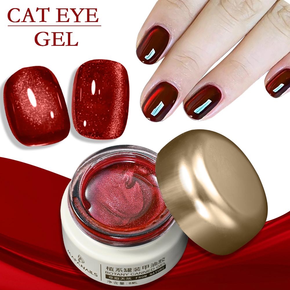 8ml Ruby Red Cat Magnetic Gel  - огляд і ціна Resin Art Glitter