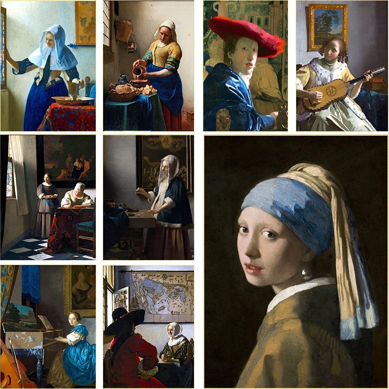 Johannes Vermeer Classic Artwo - огляд і ціна Resin Art Wall