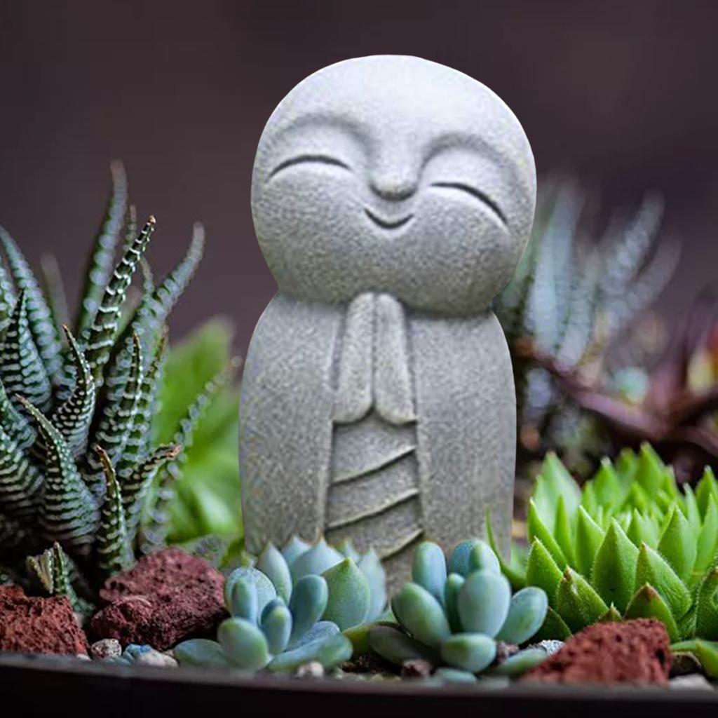 Jizo Monks Praying Statue Resi - огляд і ціна Resin Art Baby Memories