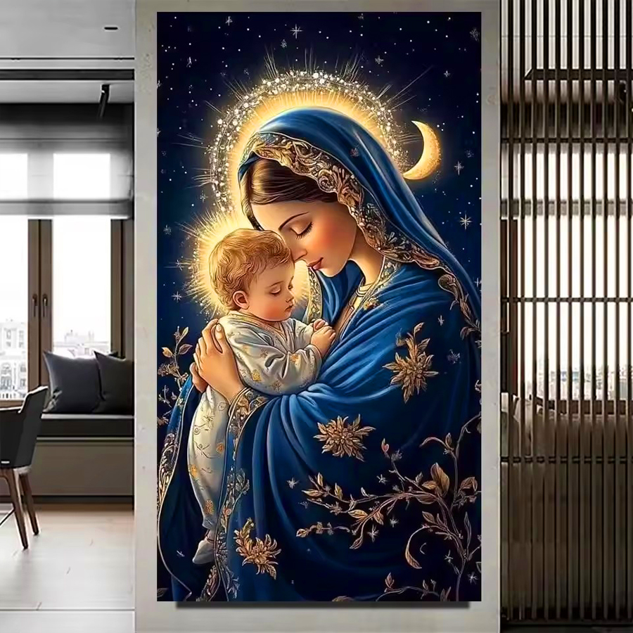 Virgin Mary Jesus Diy Diamond  - огляд і ціна Resin Art Mary