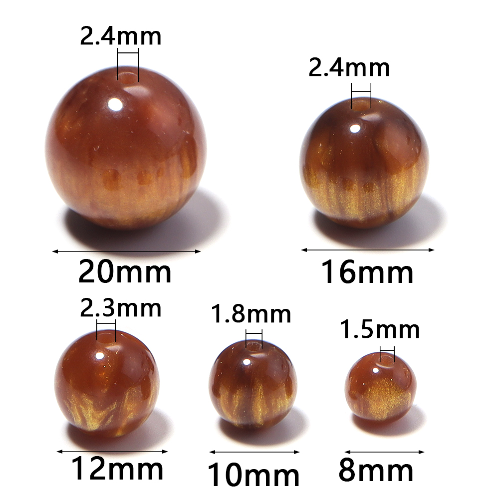 5-30pcs/lot 8-20mm Gilding Res - огляд і ціна Resin Art For Sale