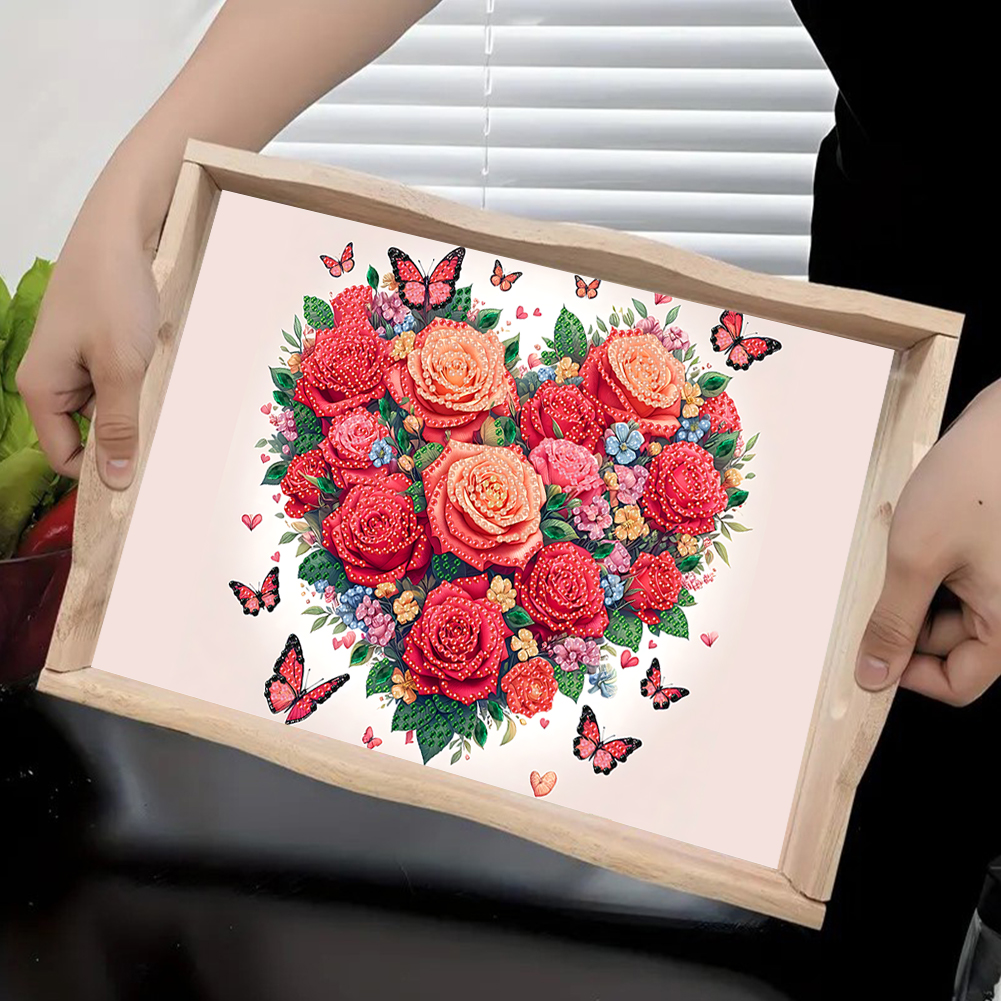 Diamond Art Painting Wooden Se - огляд і ціна Resin Art Wooden Tray