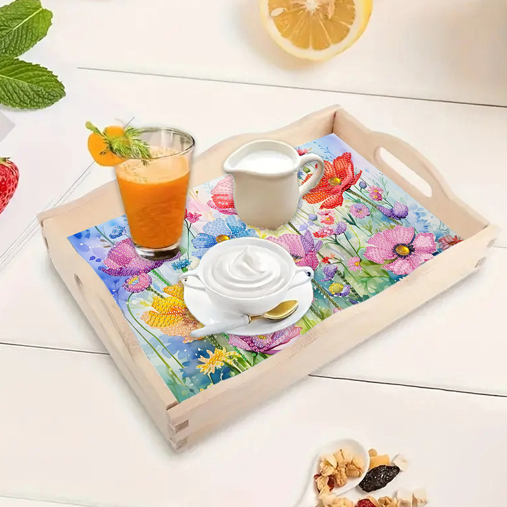 Diamond Art Painting Wooden Se - огляд і ціна Resin Art Wooden Tray