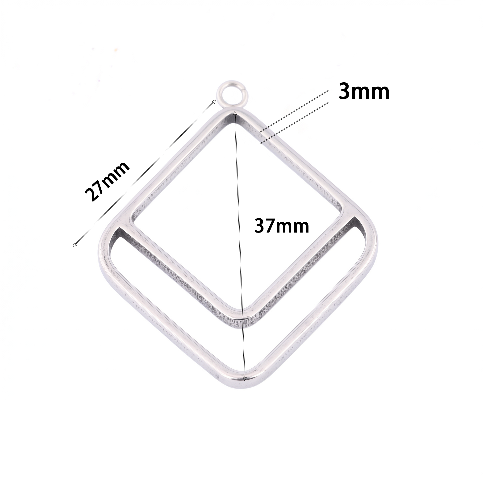 10pcs Square Triangle 3mm Thic - огляд і ціна Resin Art For Sale