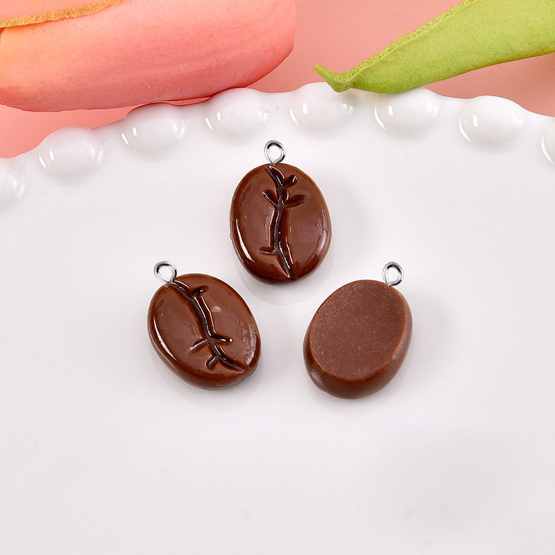 10pcs Coffee Beans Resin Penda - огляд і ціна Resin Art For Sale