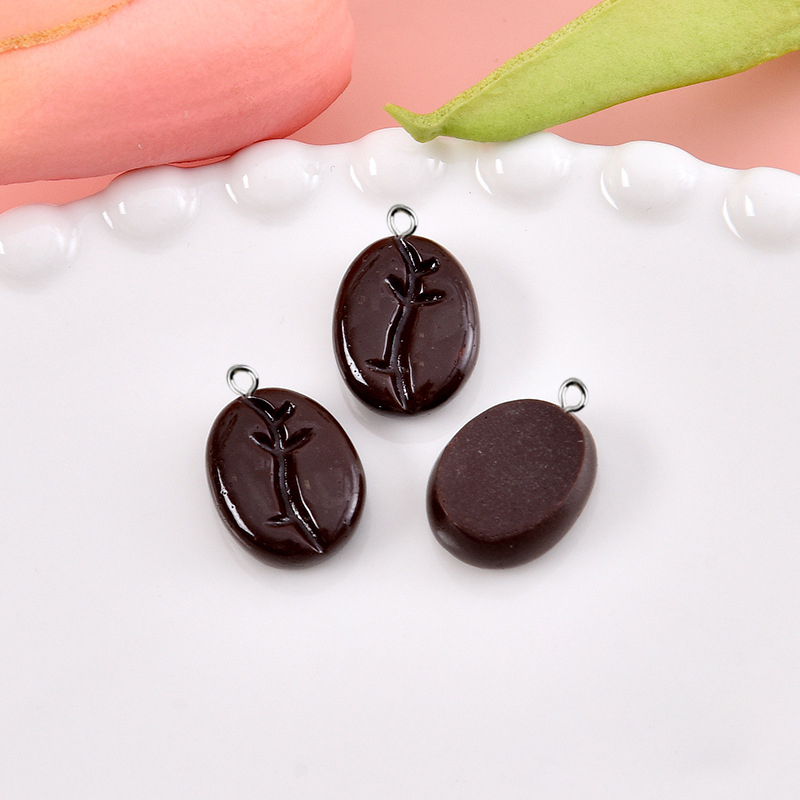 10pcs Coffee Beans Resin Penda - огляд і ціна Resin Art For Sale