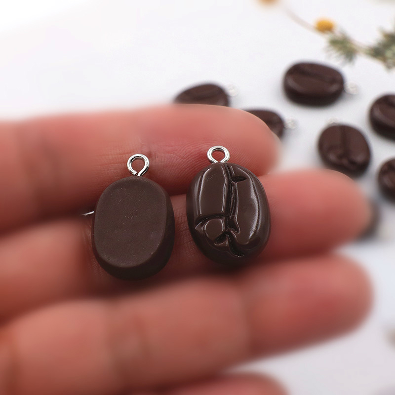 10pcs Coffee Beans Resin Penda - огляд і ціна Resin Art For Sale