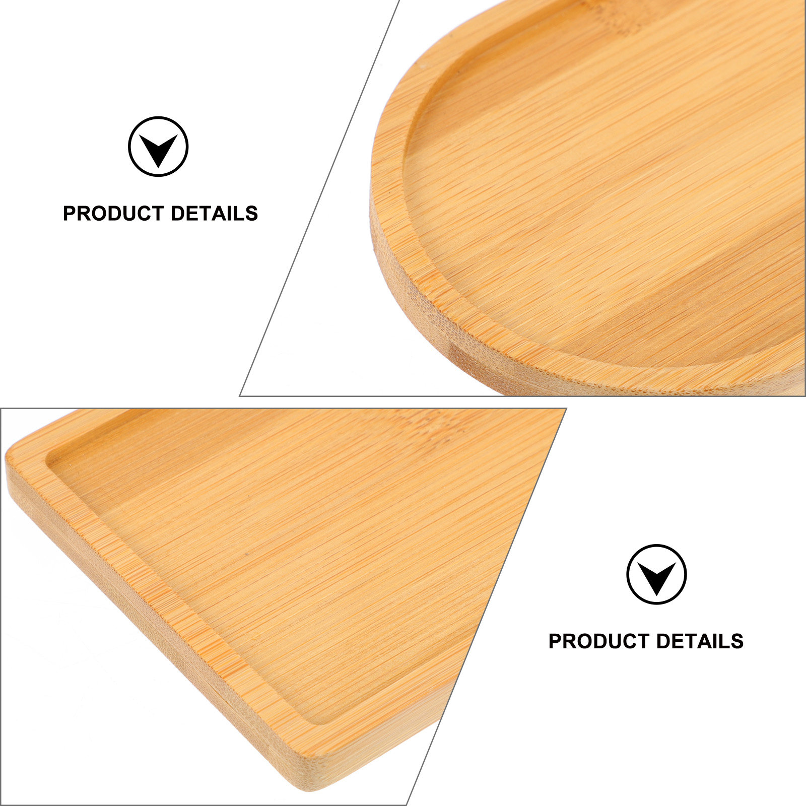 6Pcs Wooden Tray DIY Mold for  - огляд і ціна Resin Art Wooden Tray