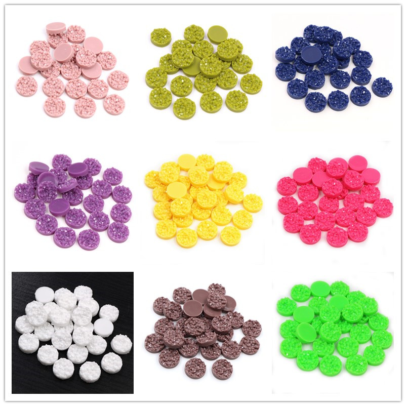 40pcs Resin Druzy Cabochons Do - огляд і ціна Resin Art For Sale