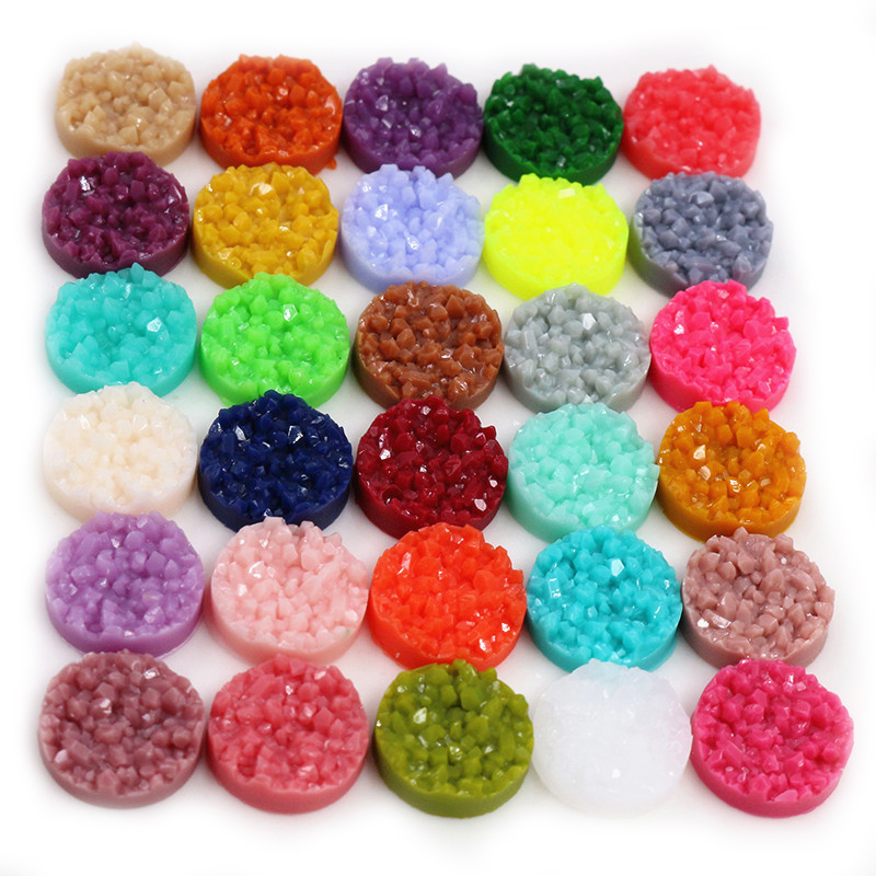 40pcs Resin Druzy Cabochons Do - огляд і ціна Resin Art For Sale