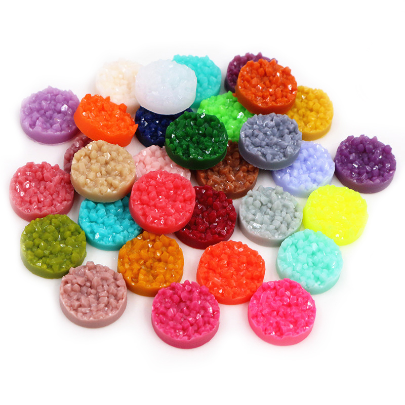 40pcs Resin Druzy Cabochons Do - огляд і ціна Resin Art For Sale