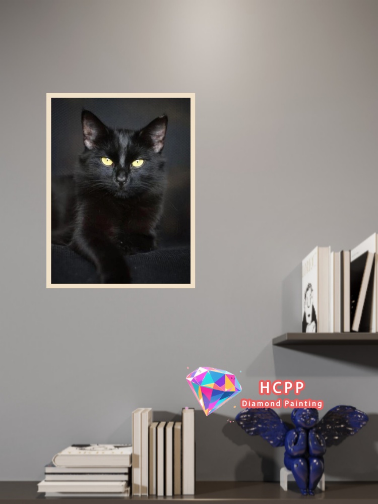 unframe Black Cat Animal Diamo - огляд і ціна Resin Art Craft