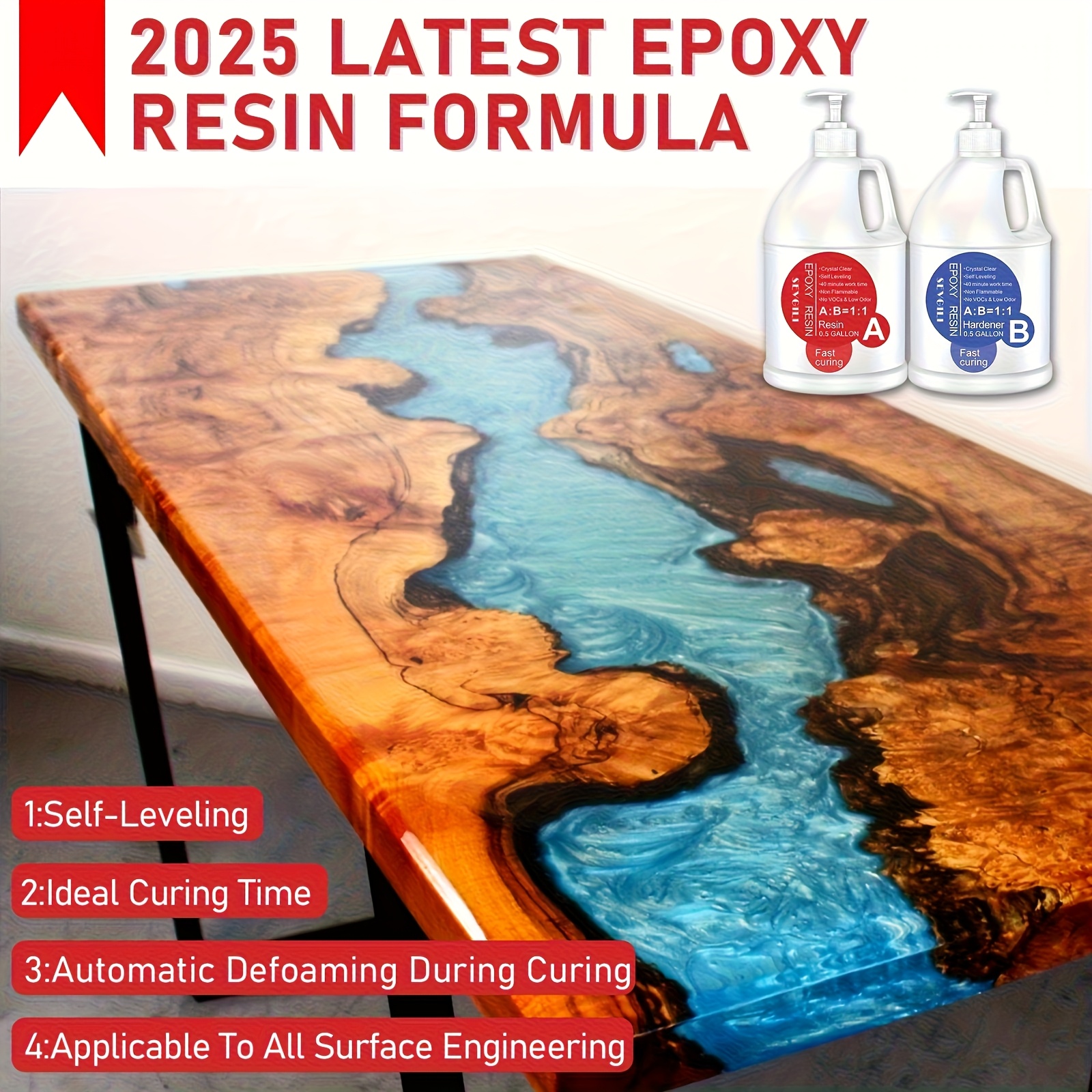 [Crystal Clear Epoxy] 128oz Ep - огляд і ціна Resin Art Ratio