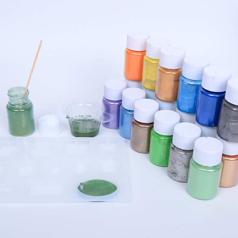 20ml-54colors Slim Pearl Nail  - огляд і ціна Pearl Powder Resin