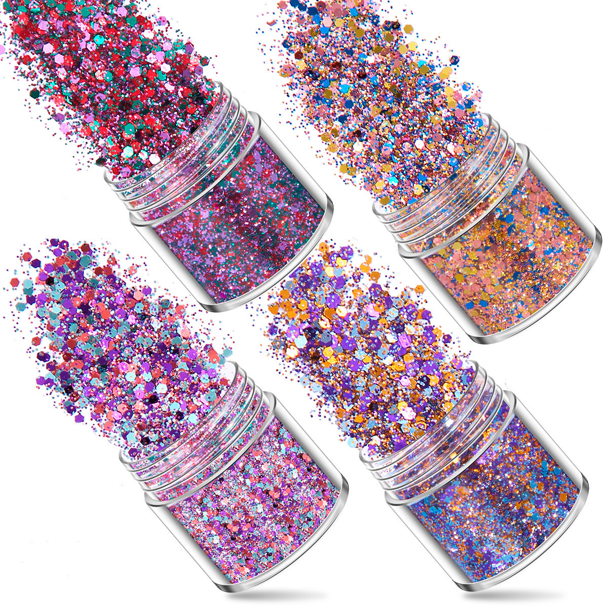 SNASAN 4Pcs Color Superfine Gl - огляд і ціна Resin Art Glue