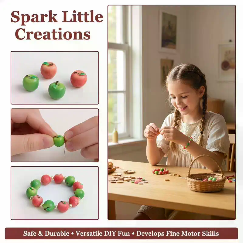 Cute Fruit Resin Loose Beads 3 - огляд і ціна Resin Art For Sale