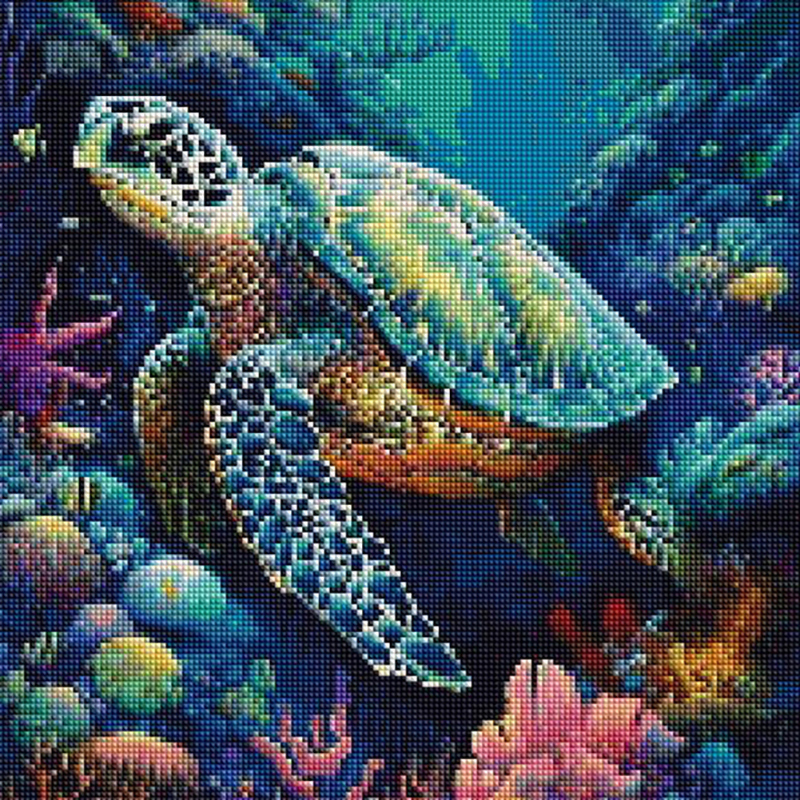 1PC frameless  Full Square Rou - огляд і ціна Resin Art Wall
