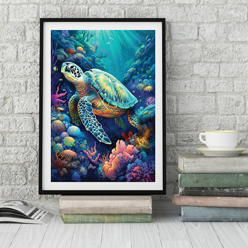 1PC frameless  Full Square Rou - огляд і ціна Resin Art Wall