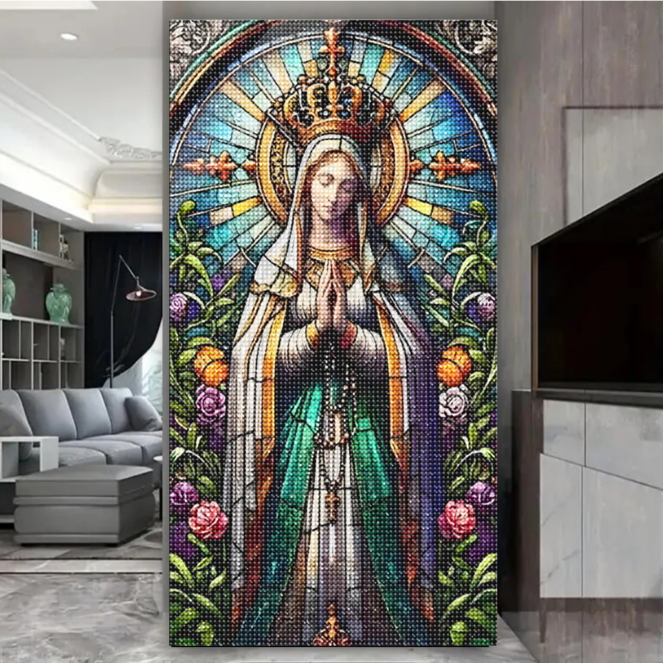 religion Virgin Mary Diy Diamo - огляд і ціна Resin Art Mary