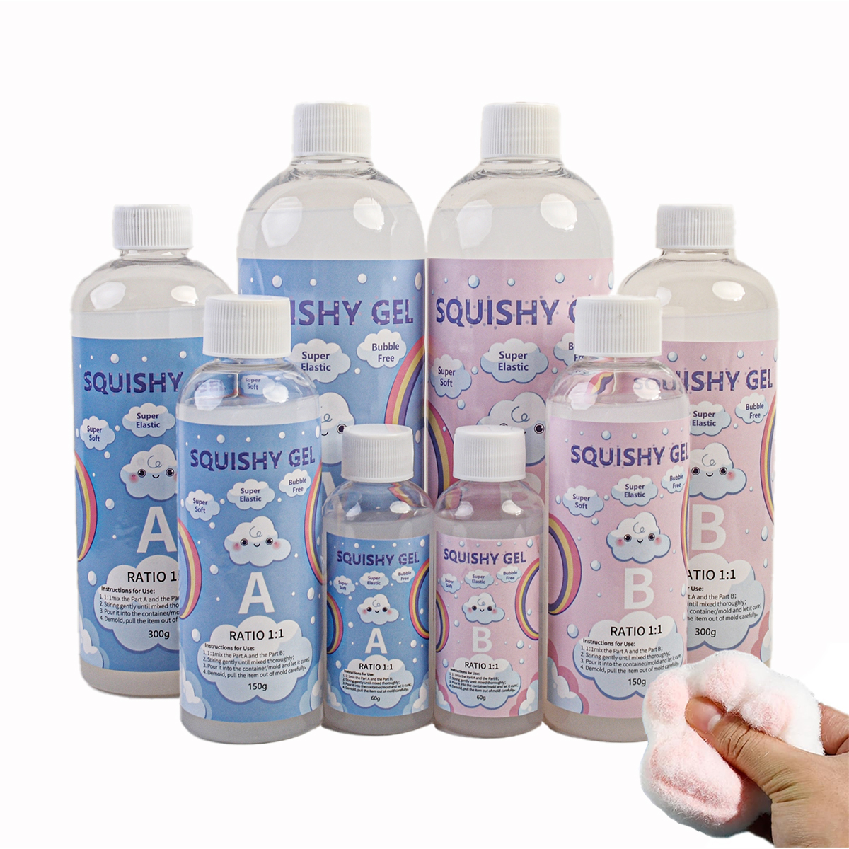 Squishy Gel Soft Liquid Resin  - огляд і ціна Resin Art Glue