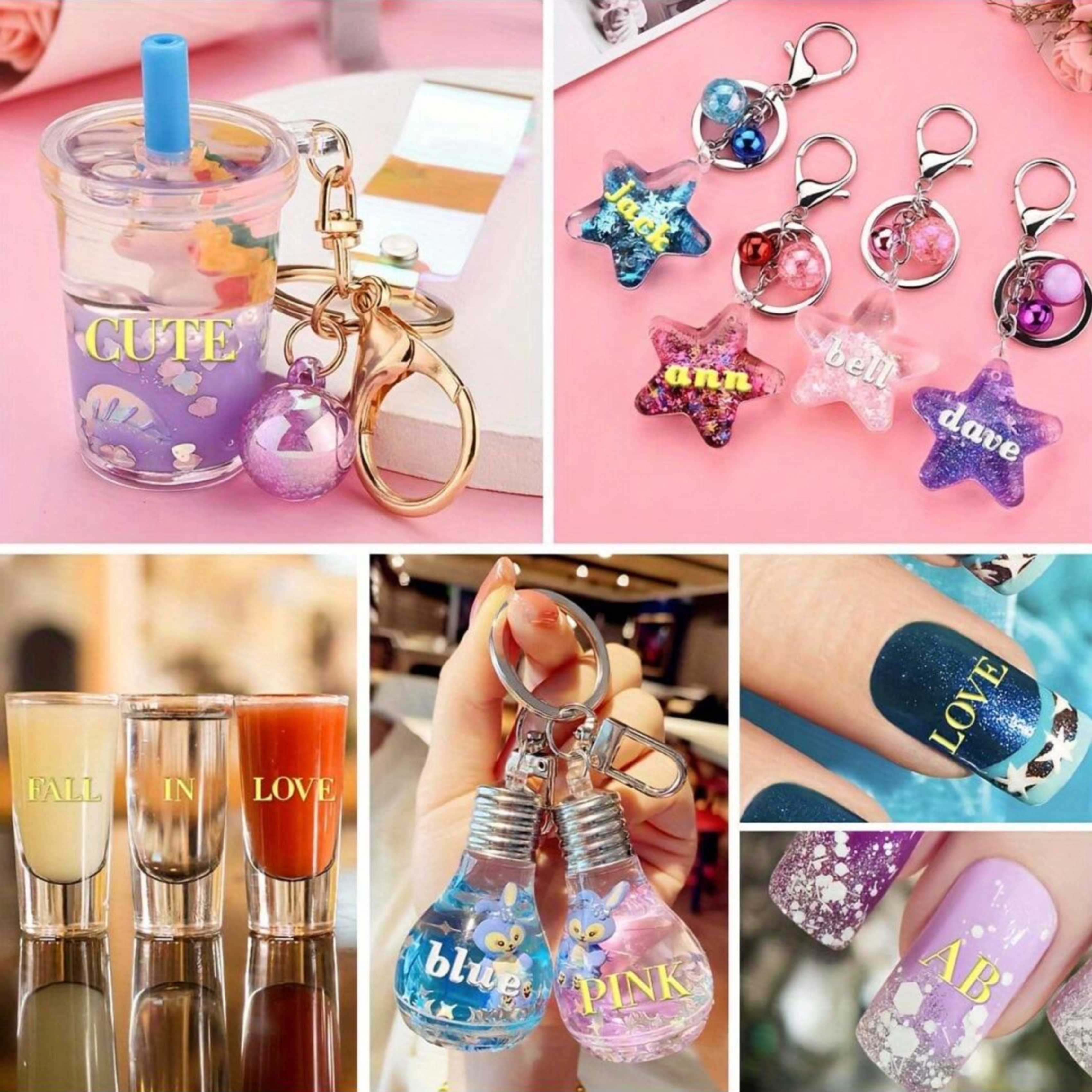 12 Letter Resin Stickers, Mini - огляд і ціна Resin Art Glitter