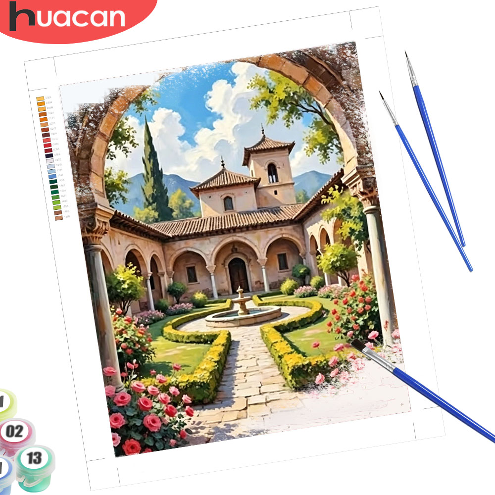 HUACAN Diy Oil Painting By Num - огляд і ціна Resin Art On Canvas