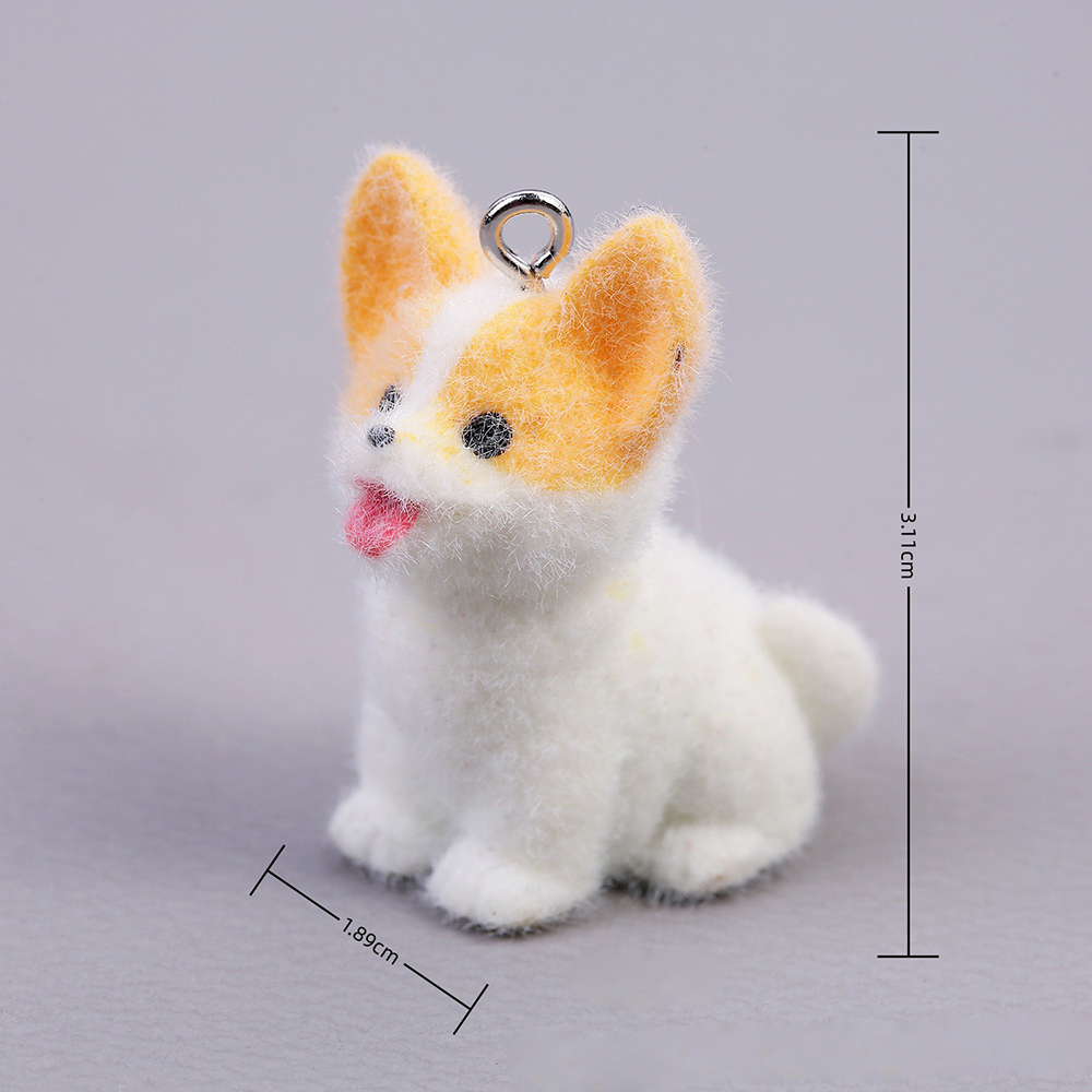 10pcs Flocking Puppy Dog Resin - огляд і ціна Resin Art For Sale