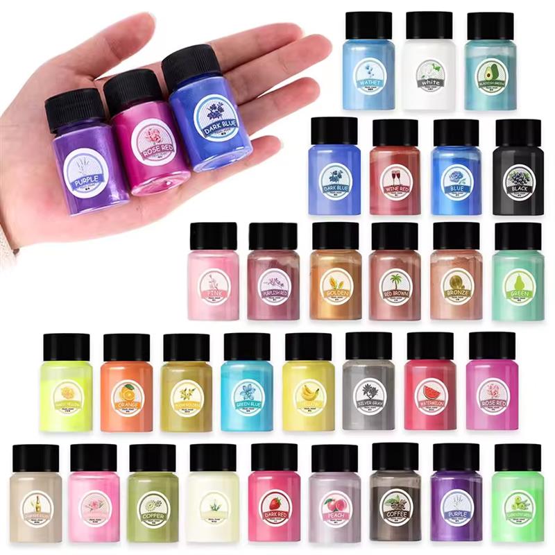 28 Colors 10g Mica Pearl Powde - огляд і ціна Pearl Powder Resin