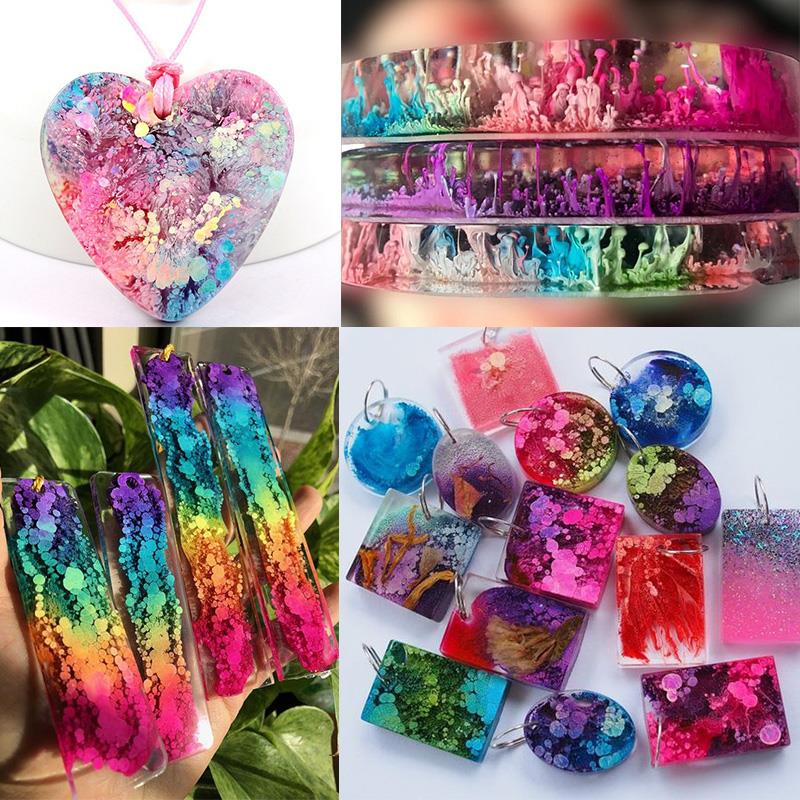 24 Color 10ml Art Ink Alcohol  - огляд і ціна Resin Art Craft