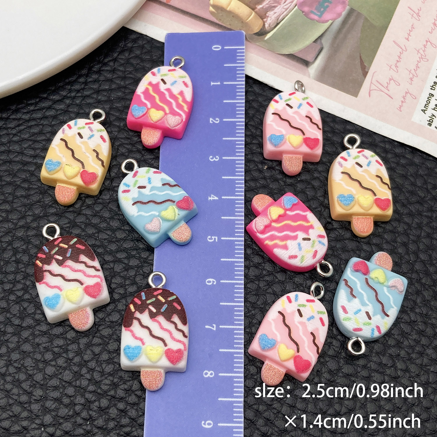 5/10pcs Cute Fashion Resin Acr - огляд і ціна Resin Art For Sale